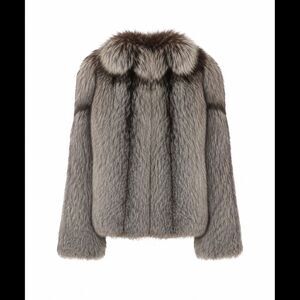 Yves Salomon Women Four Renard Real Fur Jacket